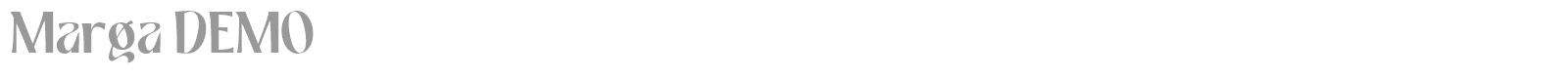 Marga font preview